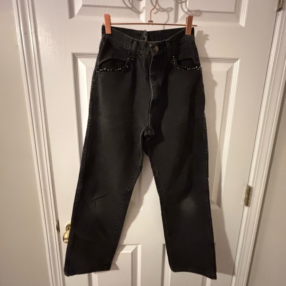 Rustler Women's Black Flare Jeans